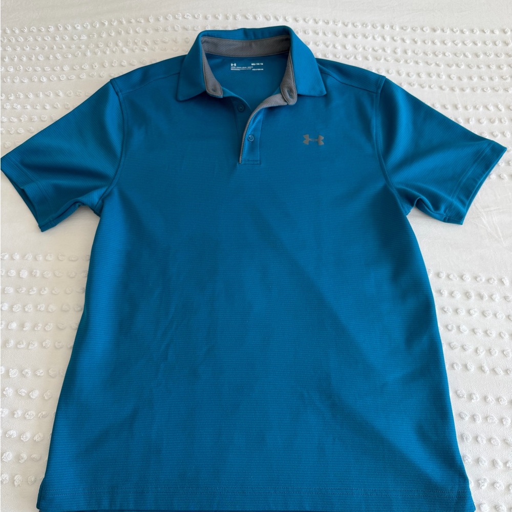 Under Armour Men's Teal Polo Shirt